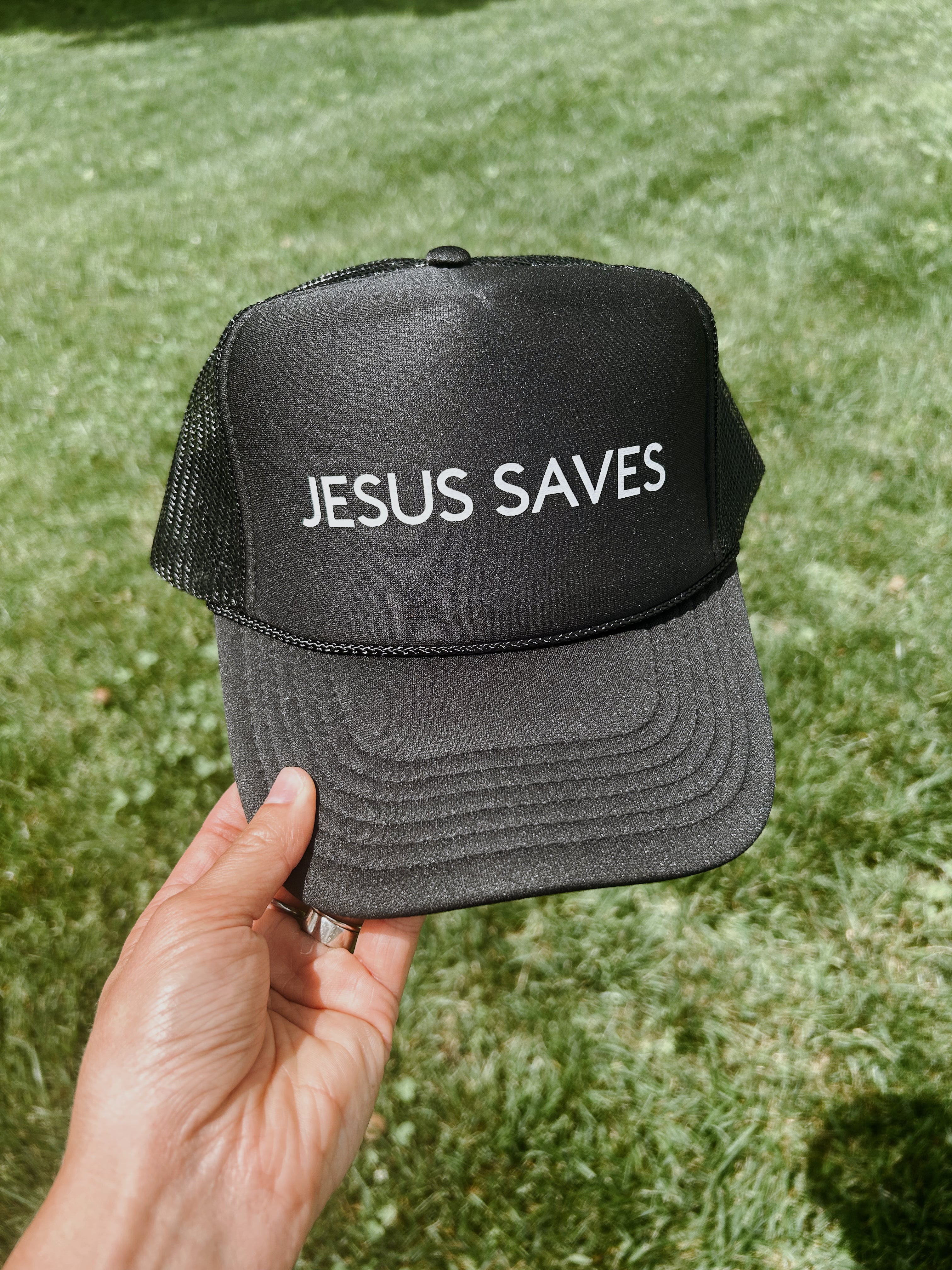 Jesus Saves Trucker Hat