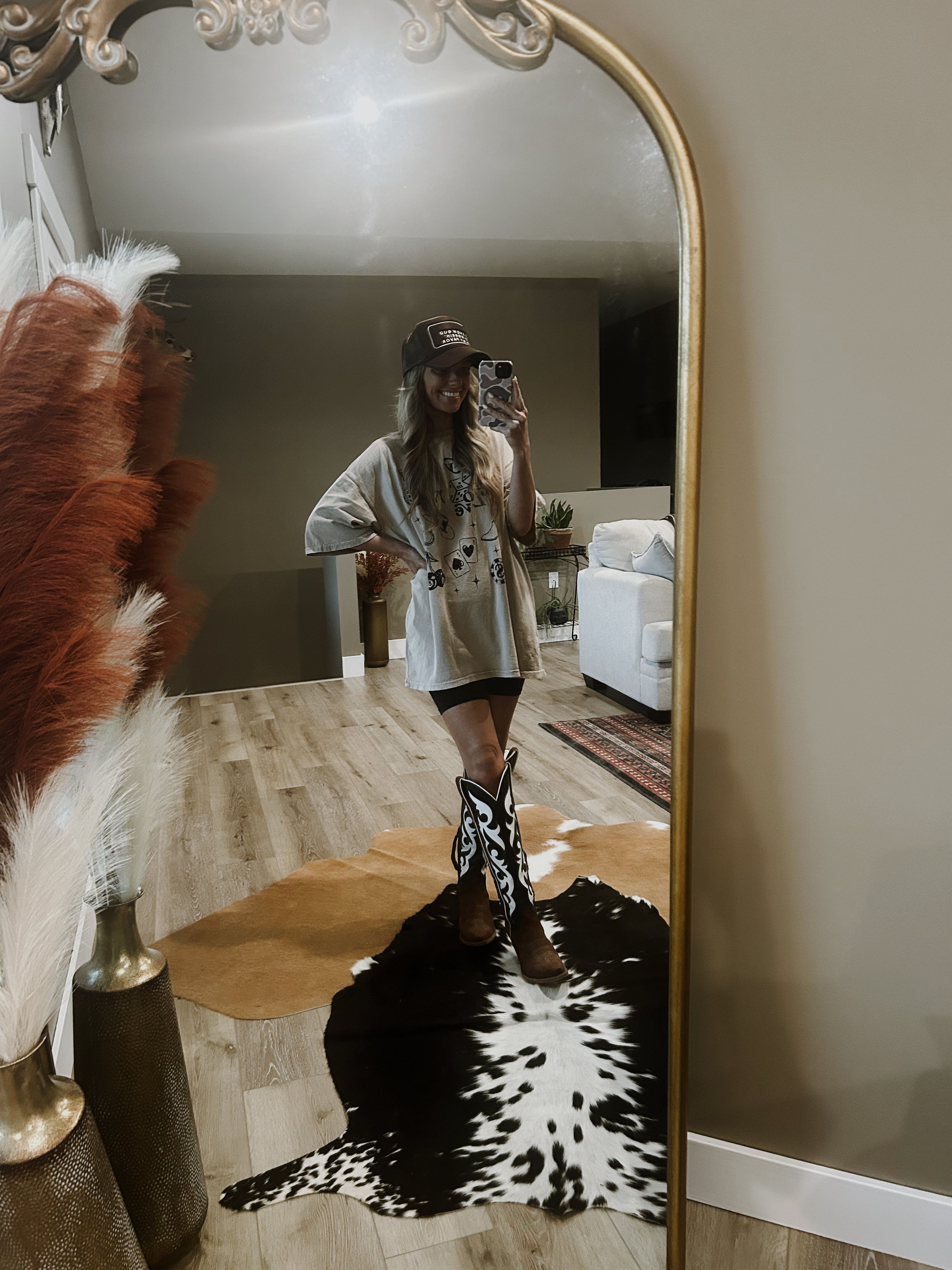 Lucky Love Oversized Mineral Tee