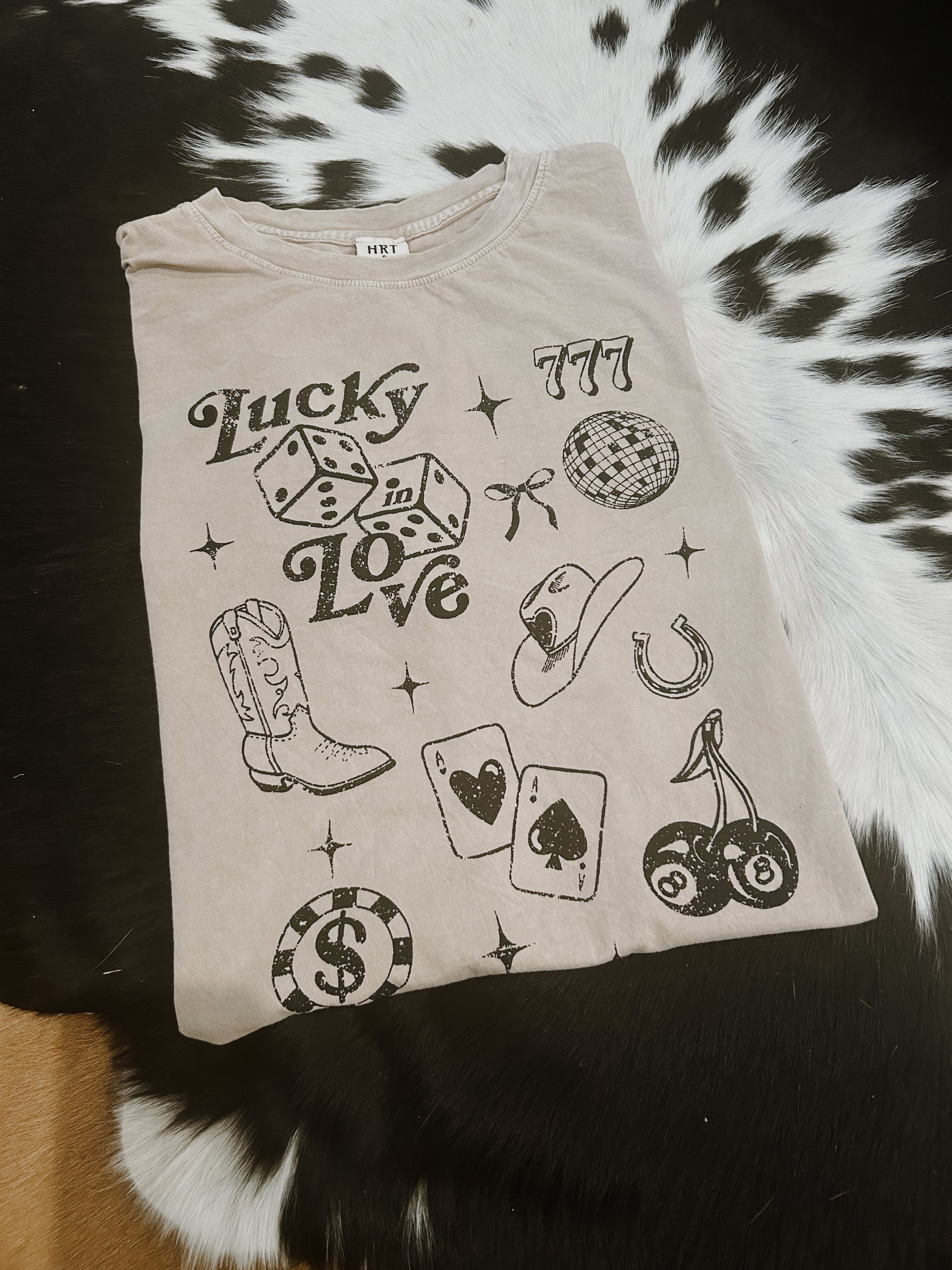 Lucky Love Oversized Mineral Tee