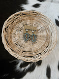 Turquoise Concho Earrings