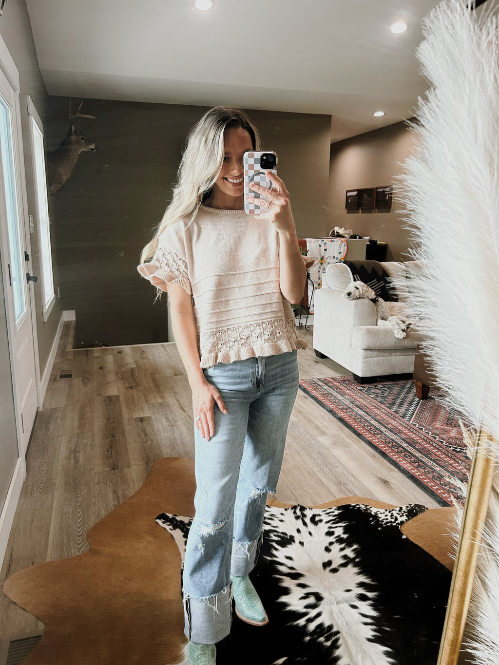 Boho Knit Top