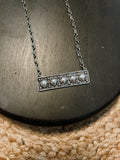 Embossed Bar Necklace