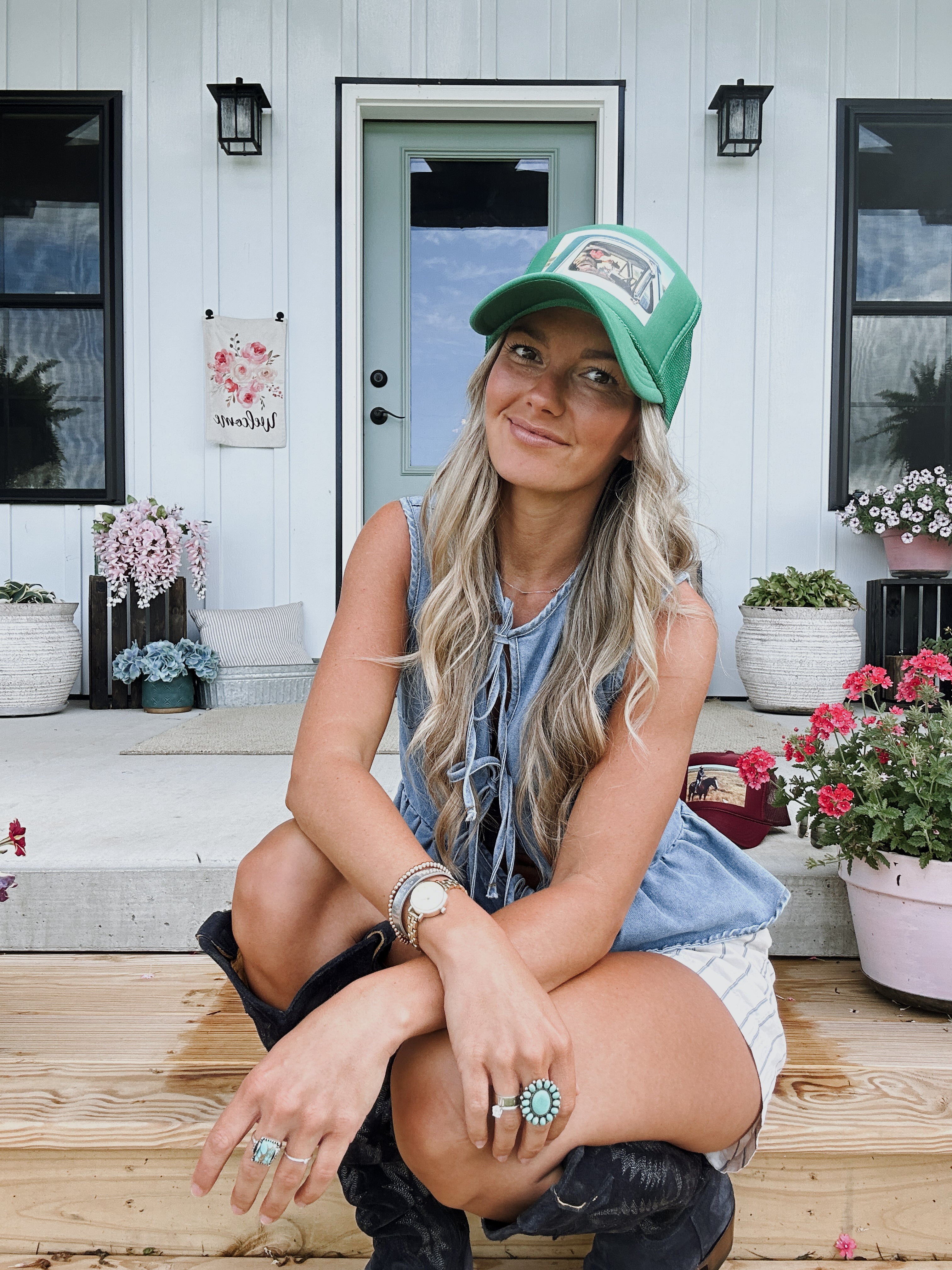 A Couple Bums Trucker - Green