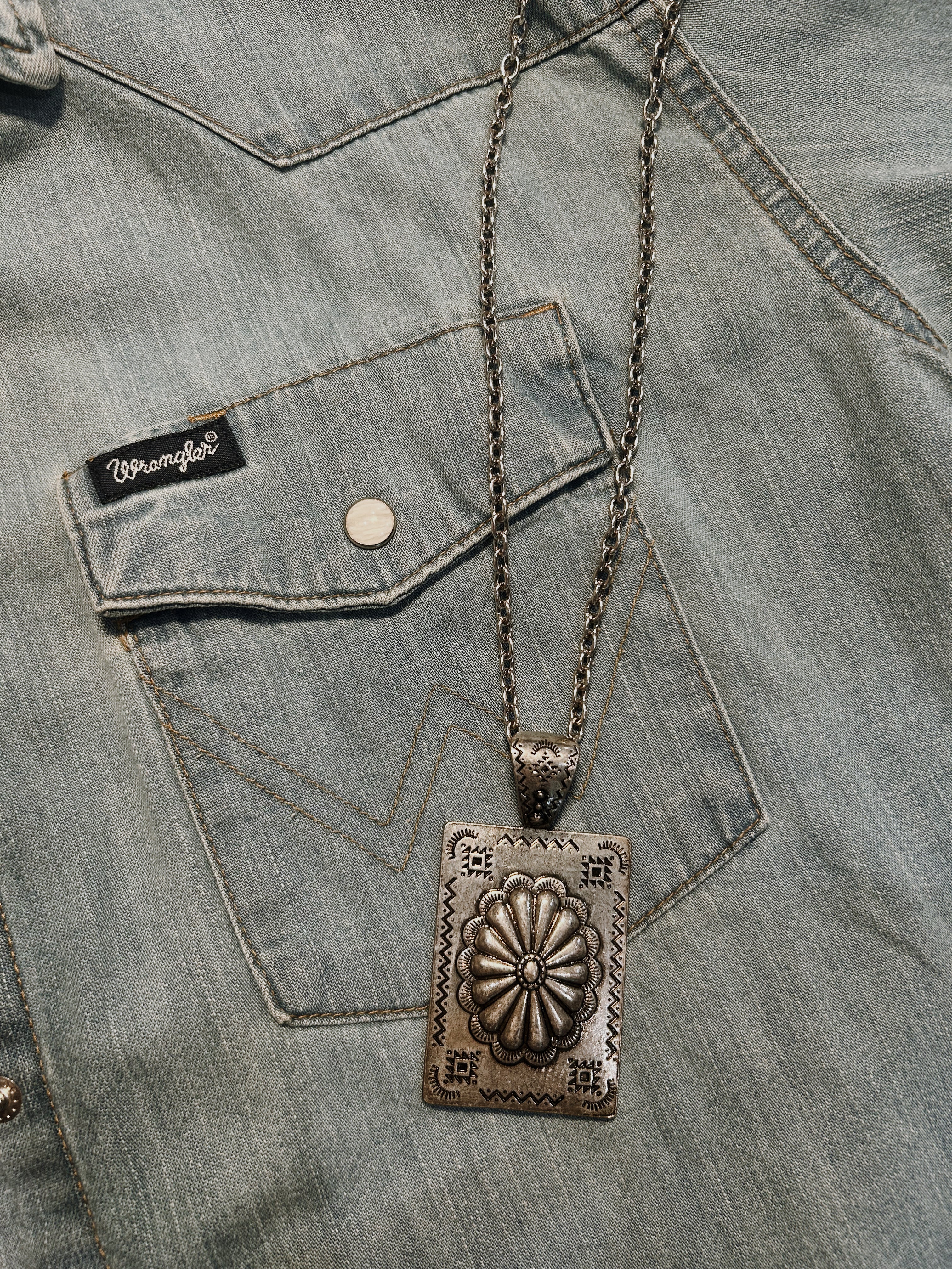 Concho Pendant Necklace
