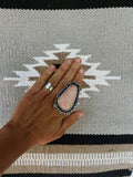 Oversized Navajo Statement Ring - Adjustable