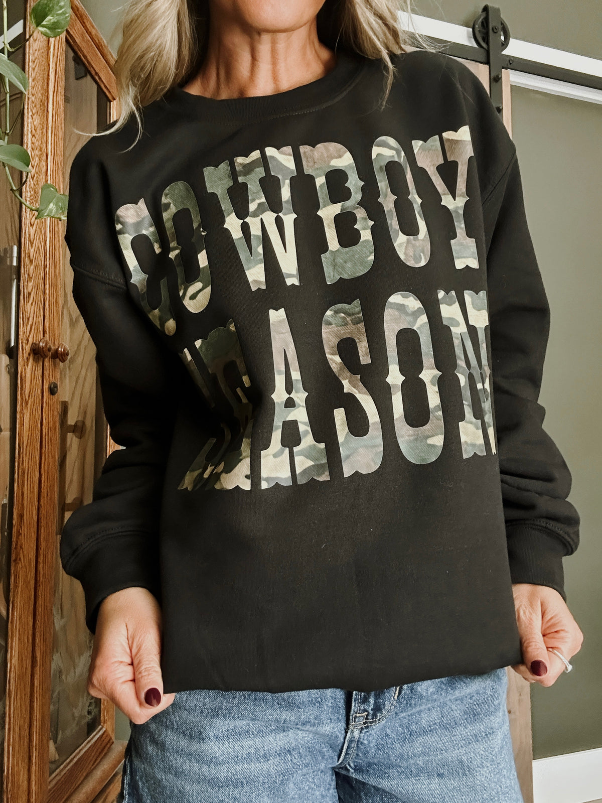 Cowboy Season Crewneck