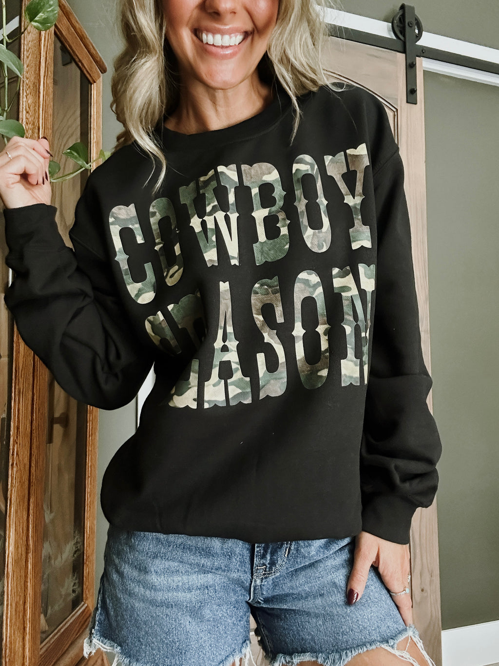 Cowboy Season Crewneck